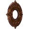 Ekena Millwork Attica PVC Ceiling Medallion (Canopies up to 4 1/8"), 10"OD x 3 1/2"ID x 3/4"P, Metallic Dark Copper CMP10ATCDC - alternate 3